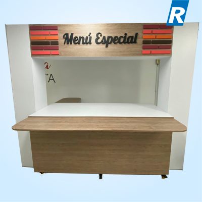 Mueble Menú en Madera